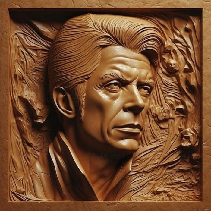 Famous (David Bowie 2, 3DFMS_8185) 3D models for cnc